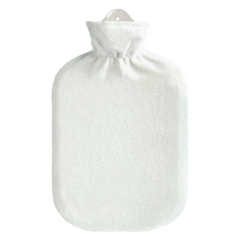 Sipacare Varmvattenflaska Fleece 2 liter Vit - Mensvärk