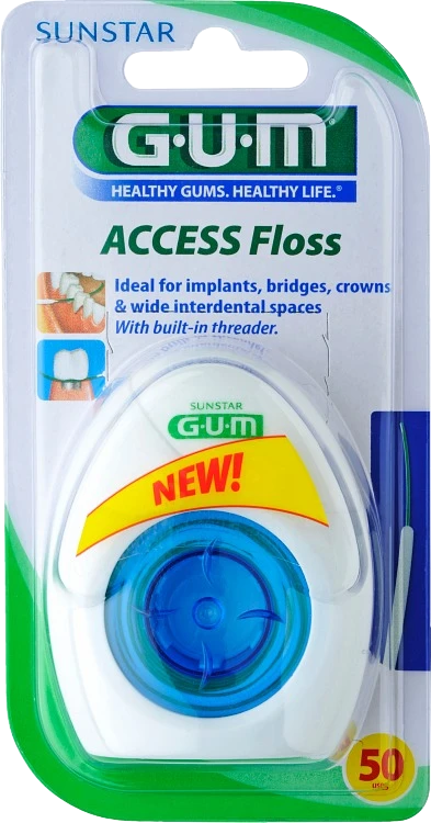 GUM Access Floss 50 st - Tandtråd