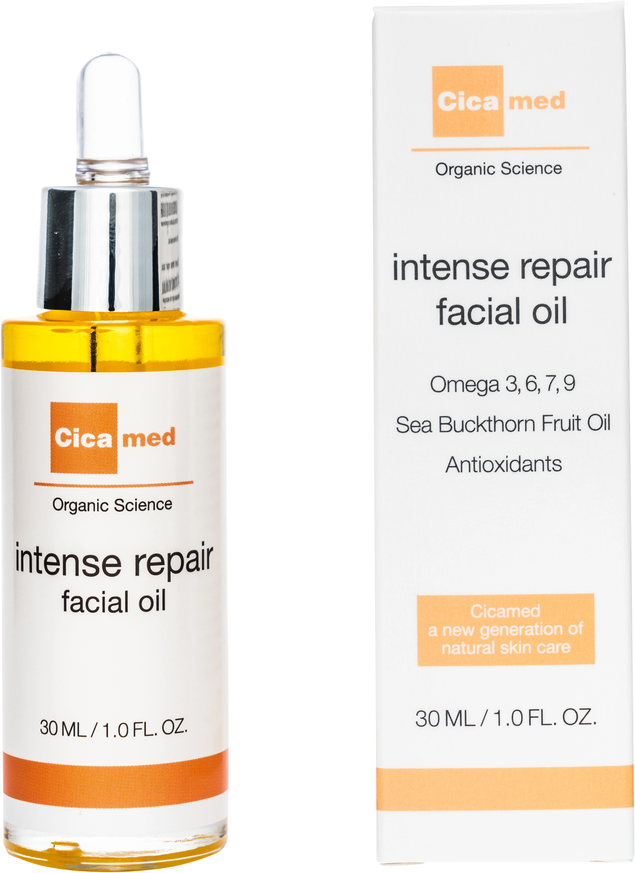 Cicamed Organic Science Intense Repair Facial Oil 30 ml - Ansiktsolja