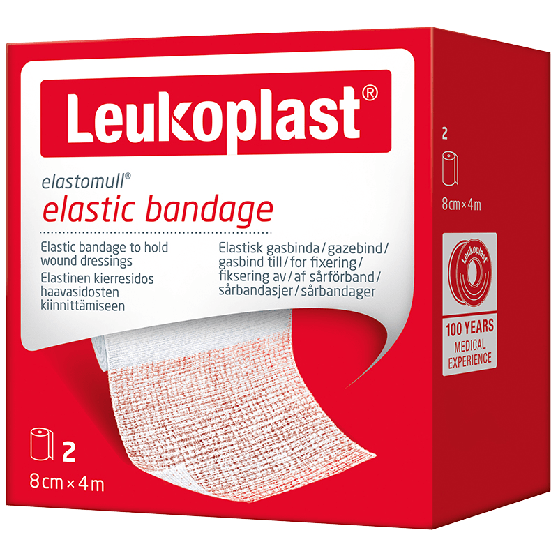 Leukoplast Elastomull 8 cm x 4 m 2 st - Förband