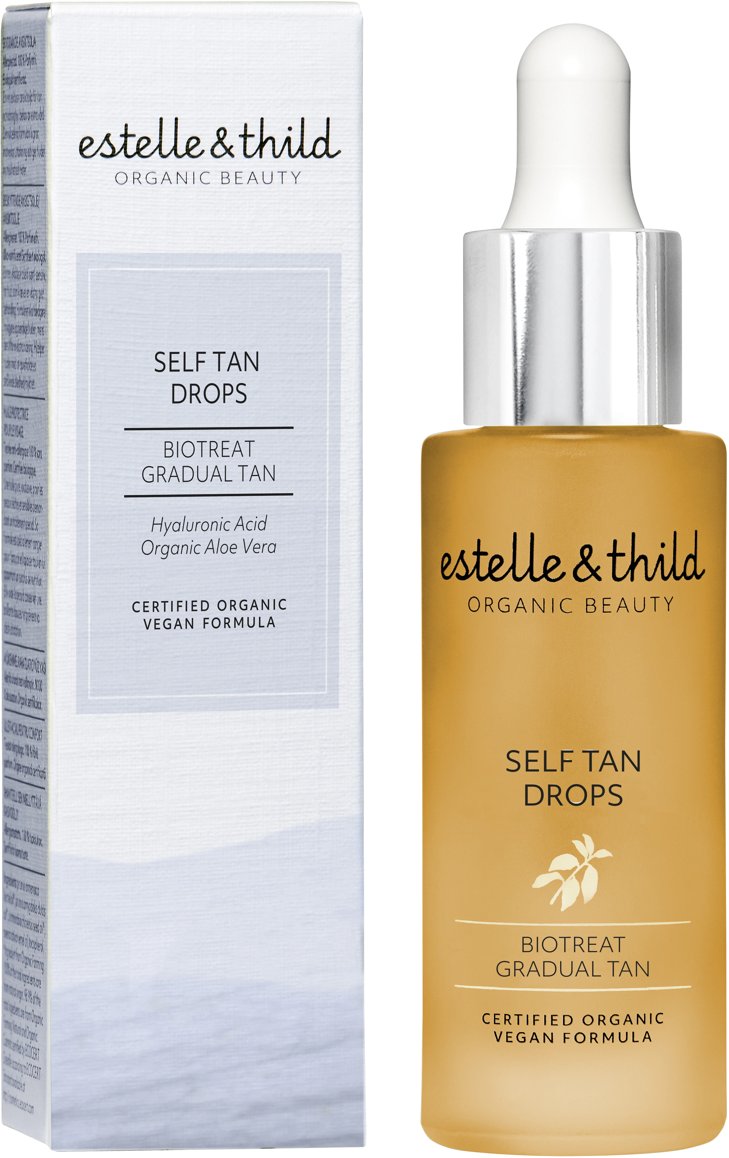 Estelle & Thild Self Tan Drops 30 ml - Brun utan sol ansikte