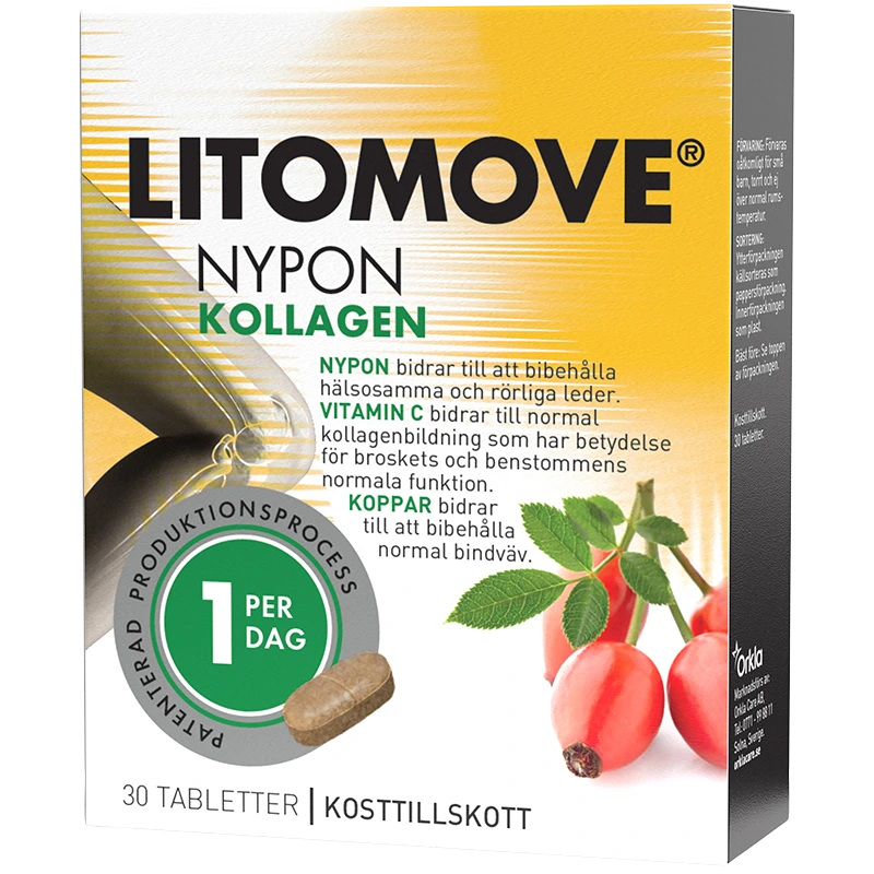 Litomove Nypon Kollagen 30 st - Nyponpulver