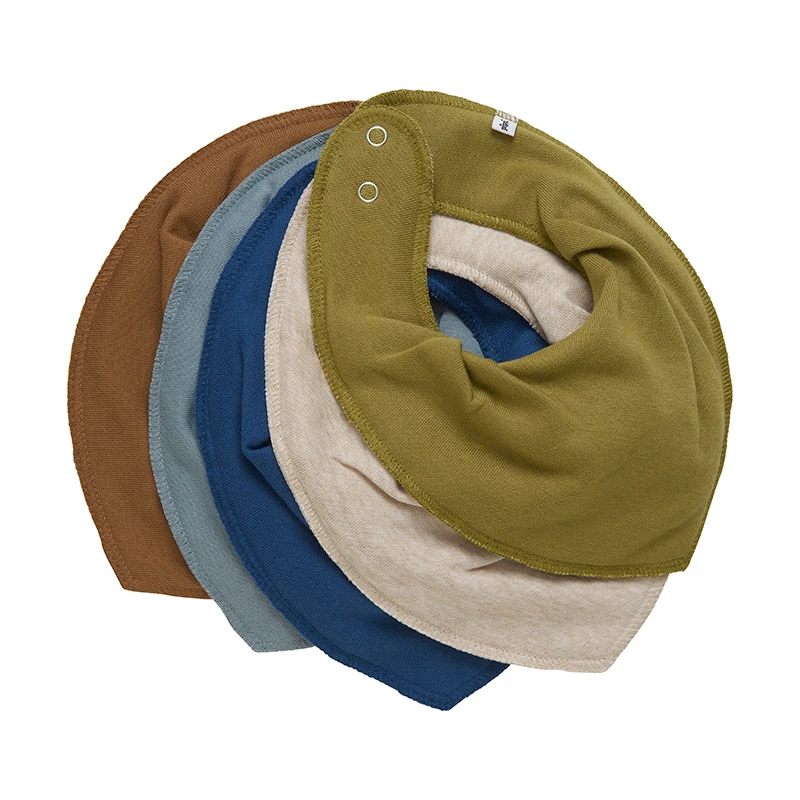 Pippi Bandana Bib Solid Dark Denim 5-pack - Dregglisar