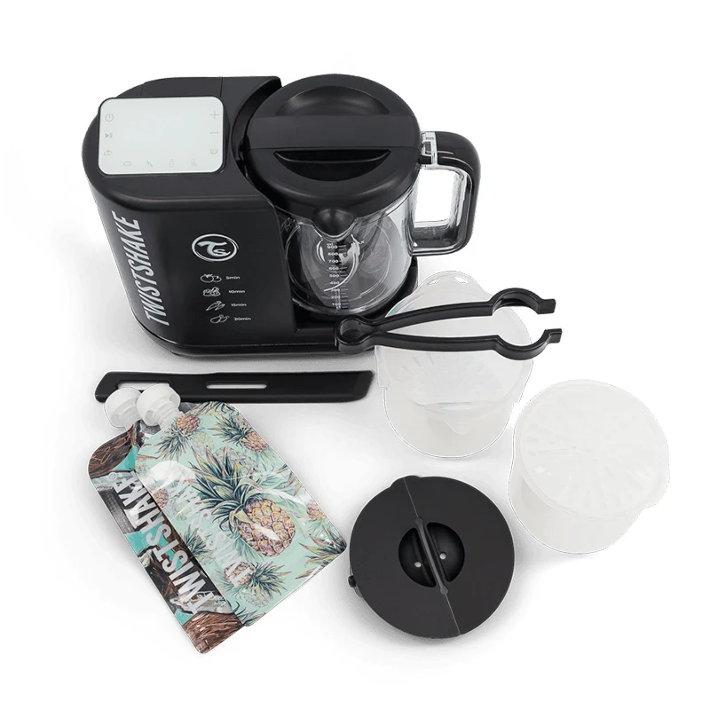 Twistshake 6in1 Baby Food Processor Black - Barnmat