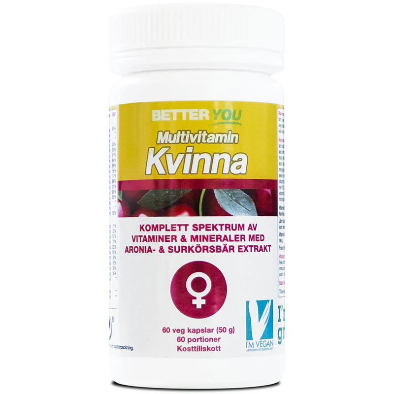 Better You Multivitamin Kvinna 60 kapslar - Multivitamin