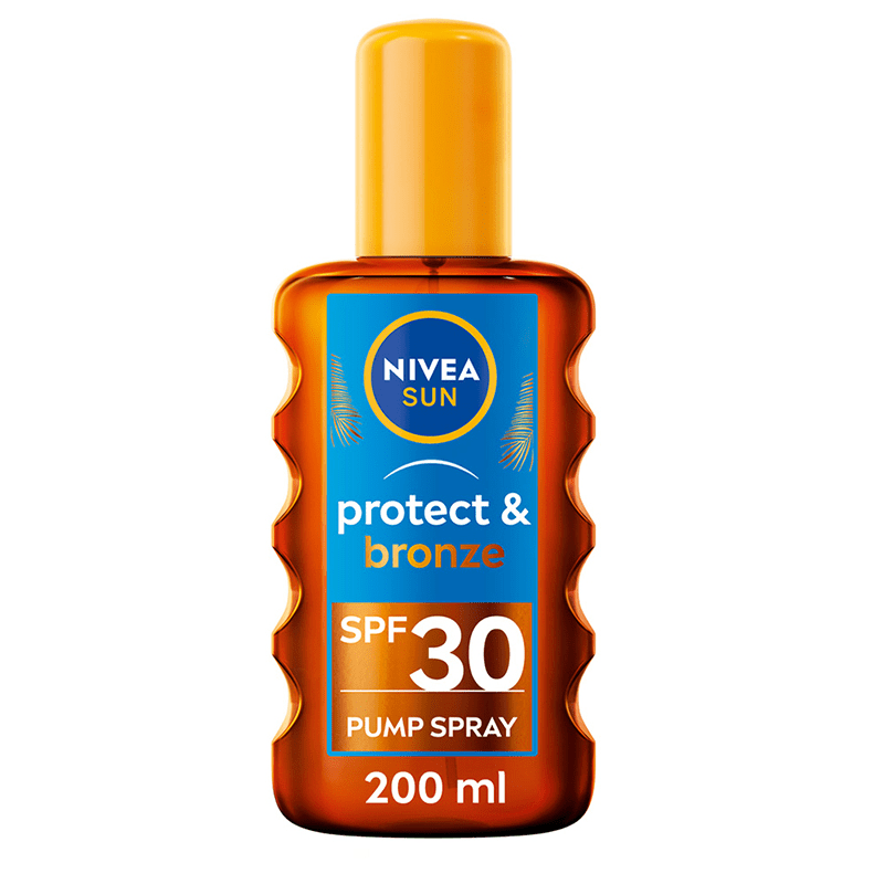 Nivea Sun Protect & Bronze Oil Spray SPF30 200 ml - Solskydd kropp
