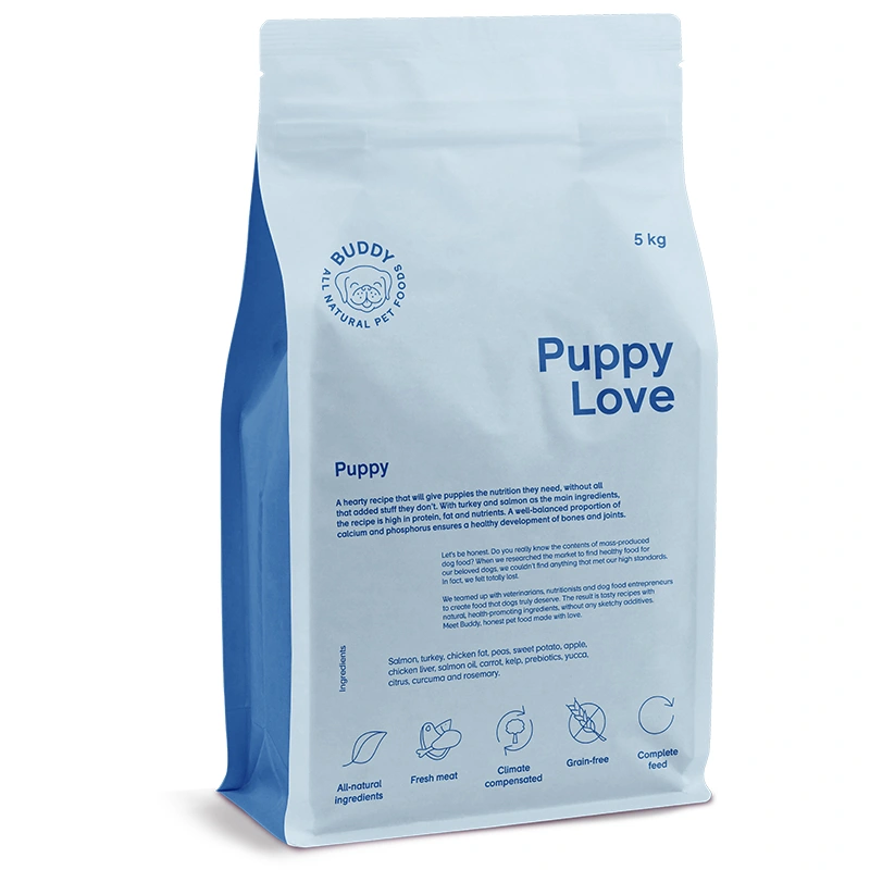 Buddy Pet Foods Puppy Love 5 kg - Hundfoder & fodertillskott