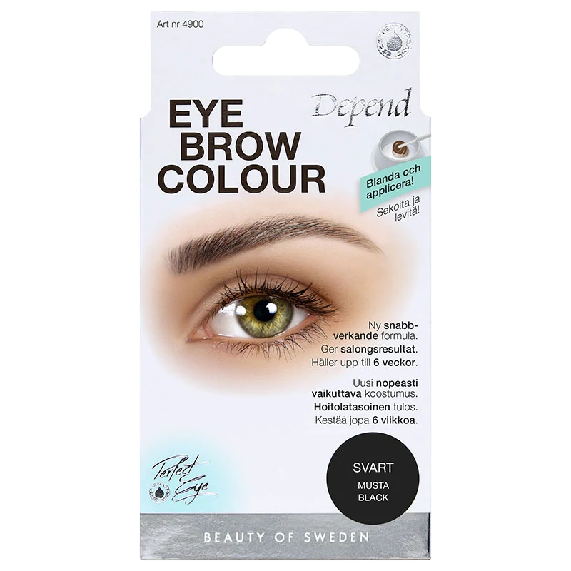 Depend Eyebrow Colour Black - Ögonbrynsfärgning