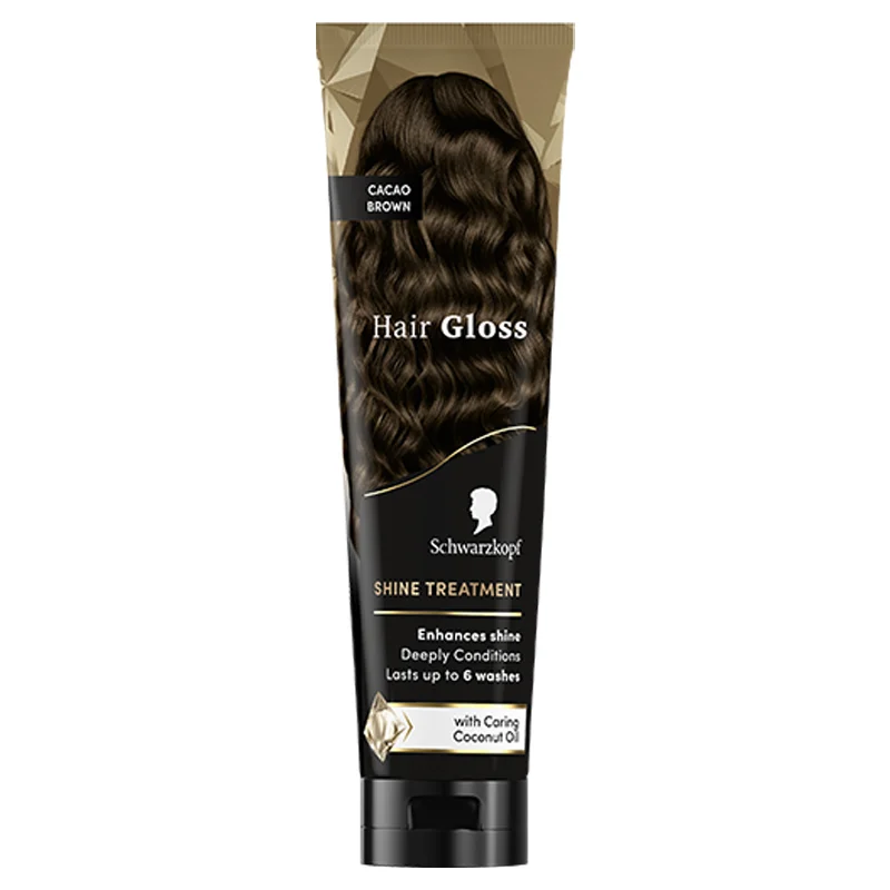 Schwarzkopf Hair Gloss Cacao Brown 150 ml - Hårfärg
