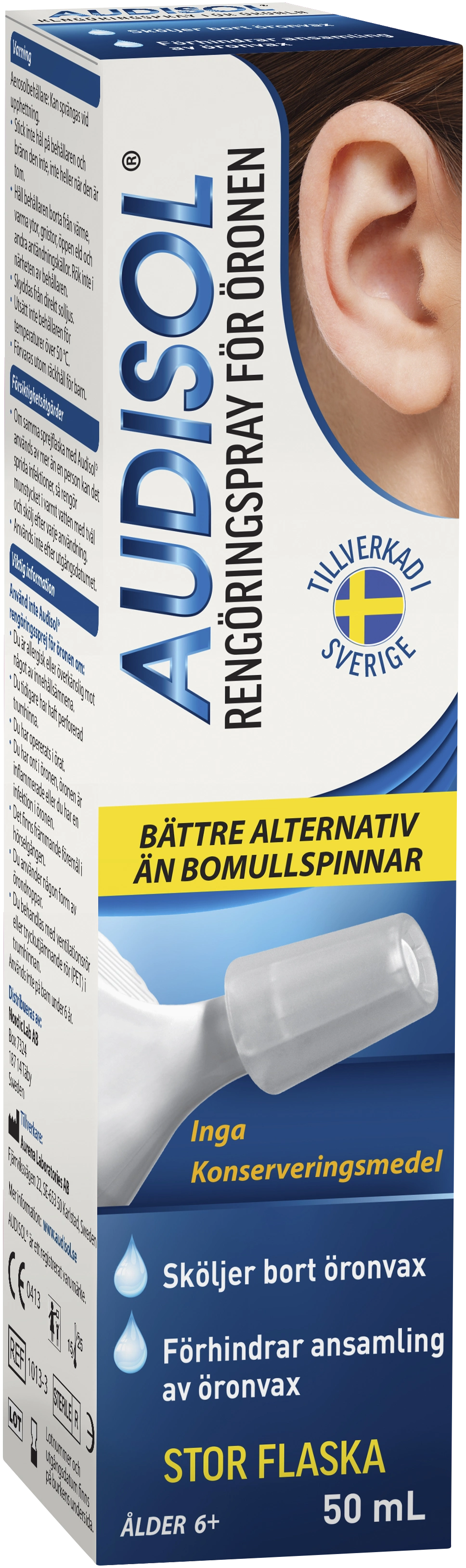 Audisol Rengöringspray Öron 50 ml - Öronspray