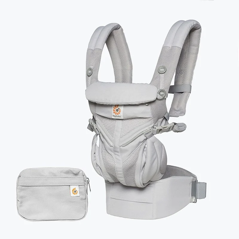 Ergobaby Bärsele Omni 360 Cool Air Mesh Grå - Bärselar för nyfödda