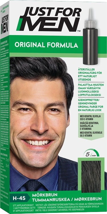 Just For Men Original Formula Hair Hårfärg Dark Brown - Hårfärg för män