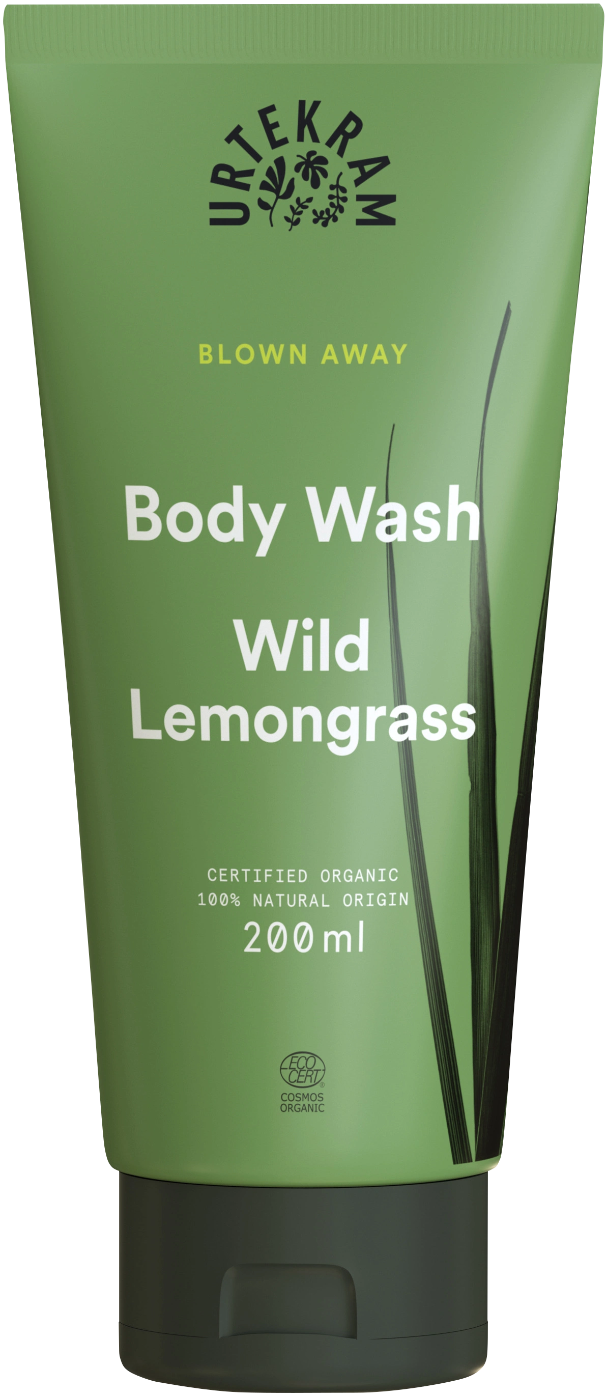 Urtekram Blown Away Wild Lemongrass Body Wash 200 ml - Duschkräm & duschtvål