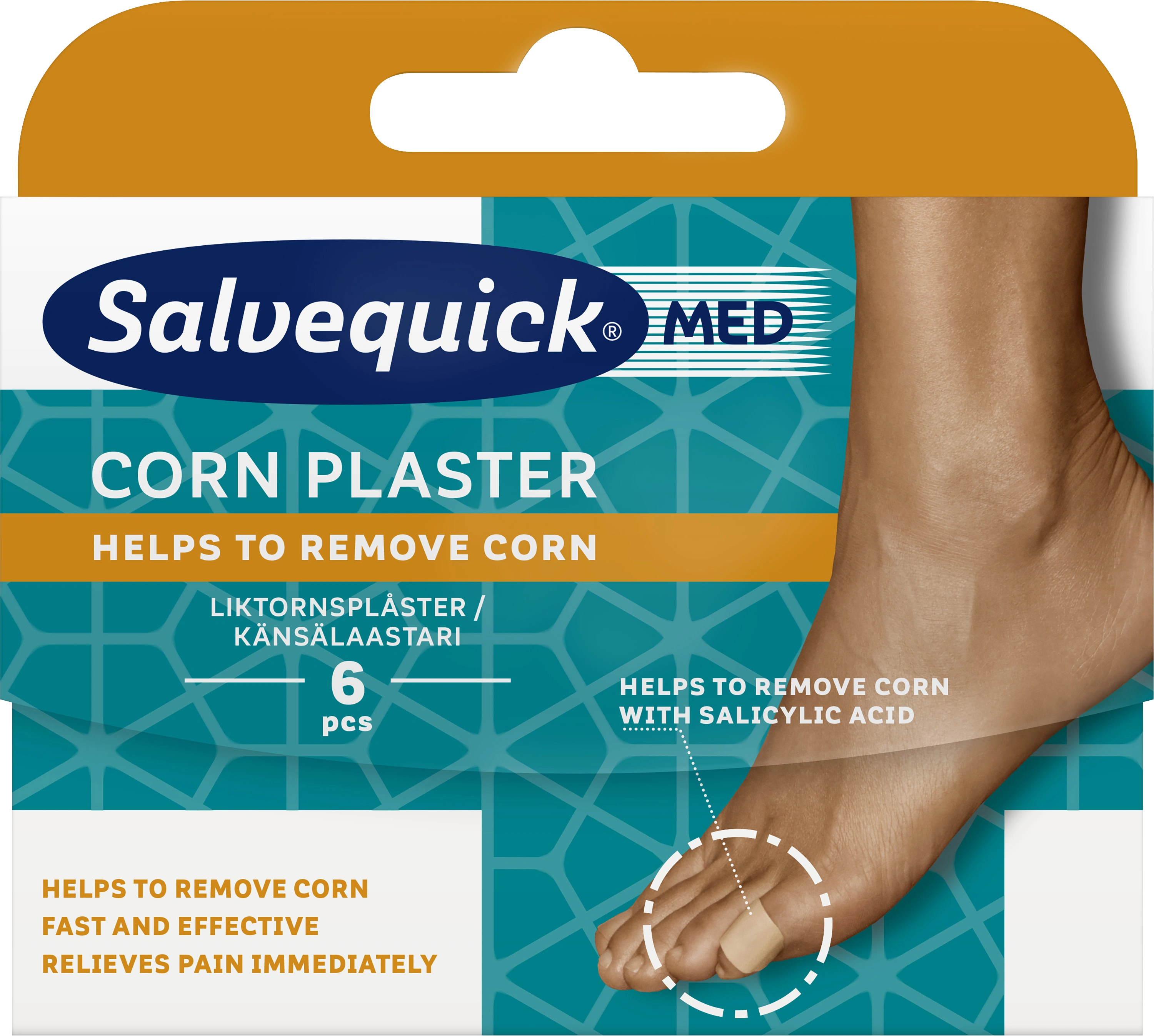 Salvequick MED Liktornsplåster 6 st - Fotvårtor