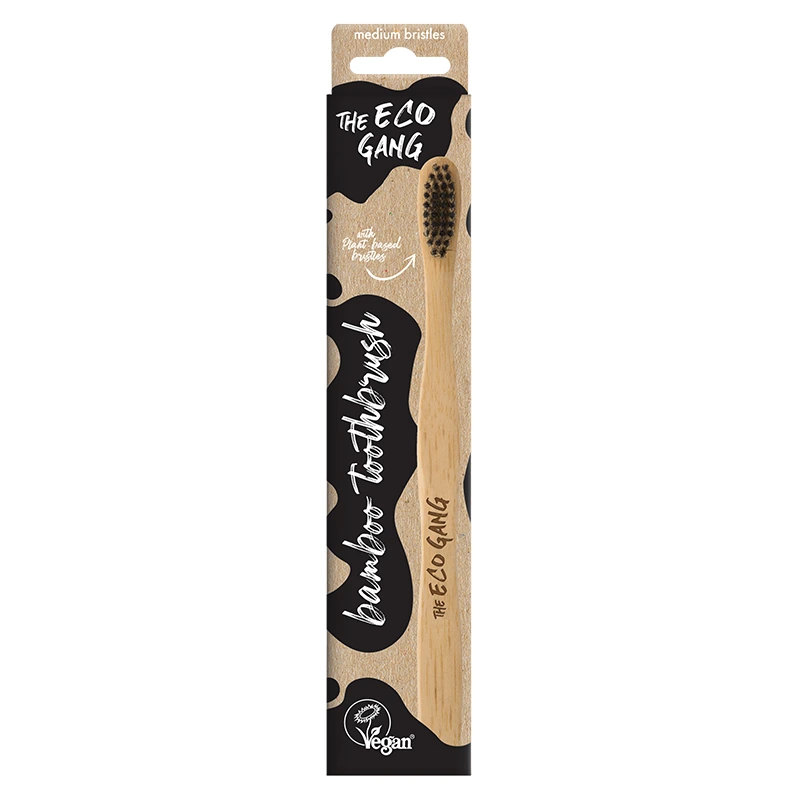 The Eco Gang Adult Bamboo Toothbrush Mix Medium 1 st - Tandborstar