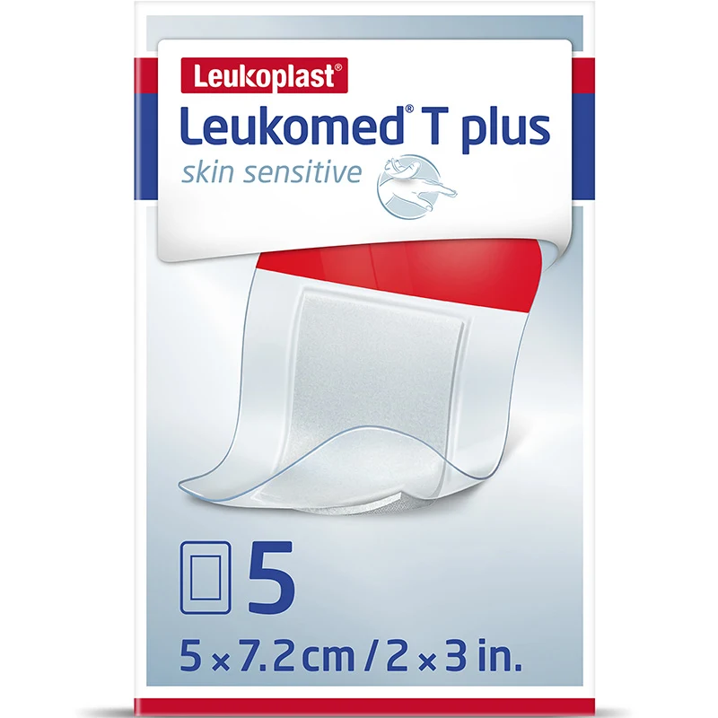 Leukoplast Leukomed T Plus Skin Sensitive 5 cm x 7,2 cm 5 st - Förband