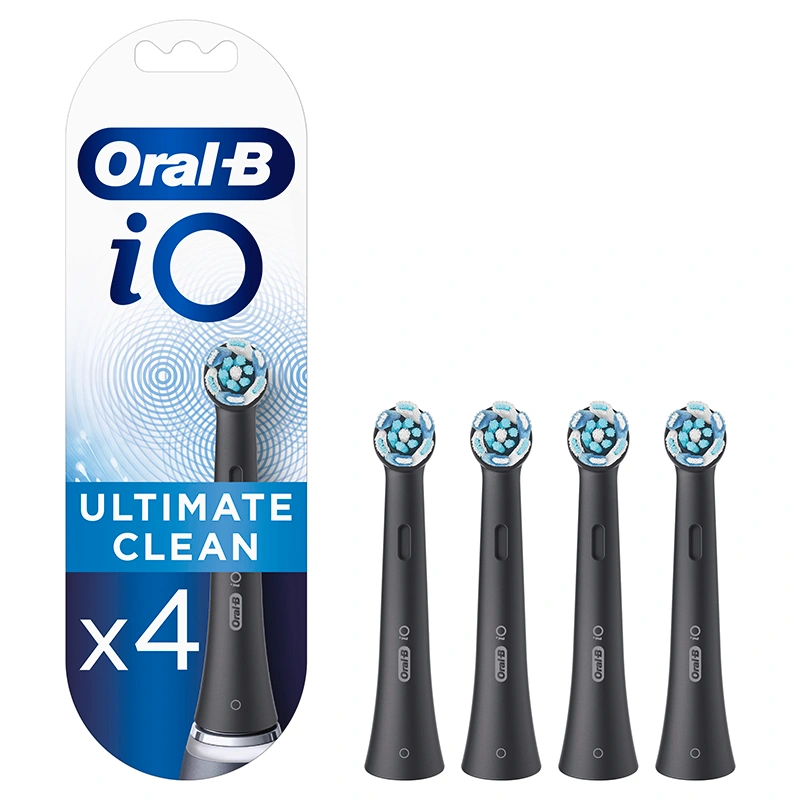 Oral-B iO Ultimate Clean Black Borsthuvud 4-pack - Tandborsthuvuden