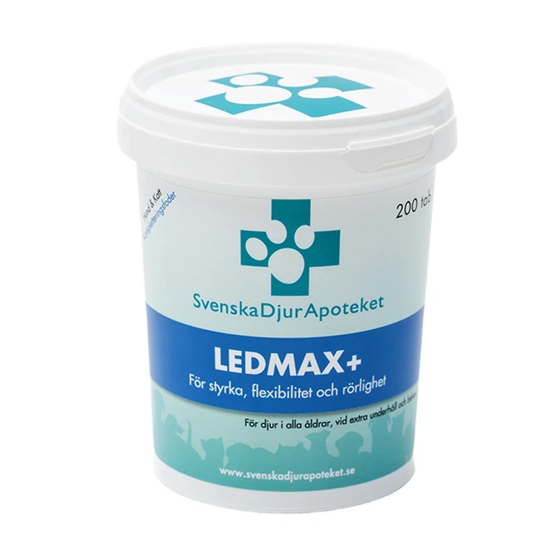 Svenska DjurApoteket LedMax + 200 tabletter - Hundfoder & fodertillskott