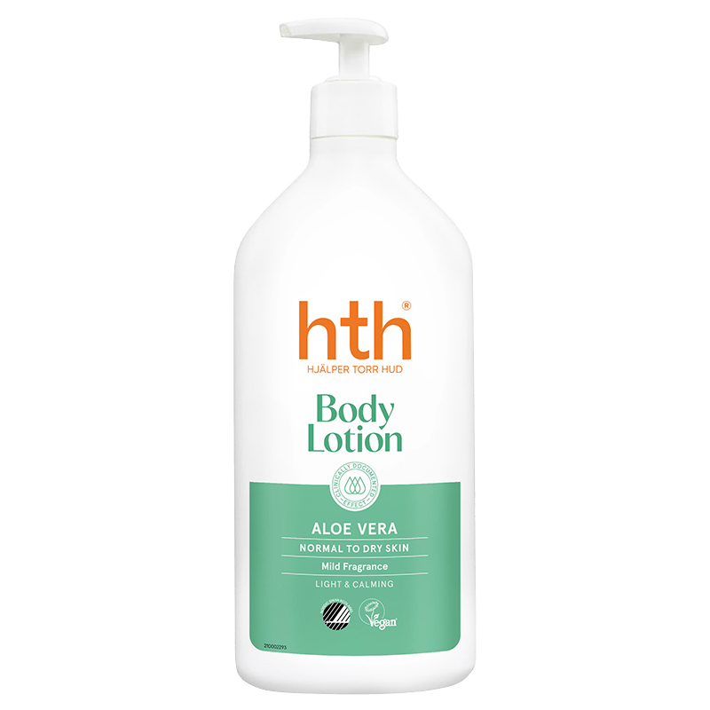 HTH Aloe Vera Body Lotion Milt parfymerad 400 ml - Karbamid