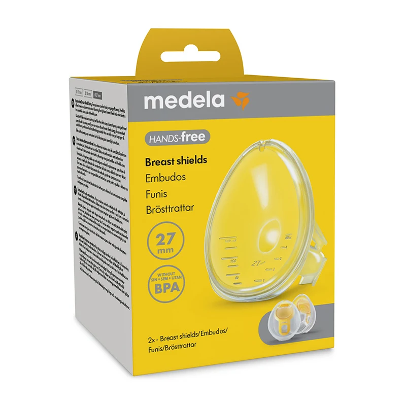 Medela Hands-free brösttratt 2-p 27 mm - Amning