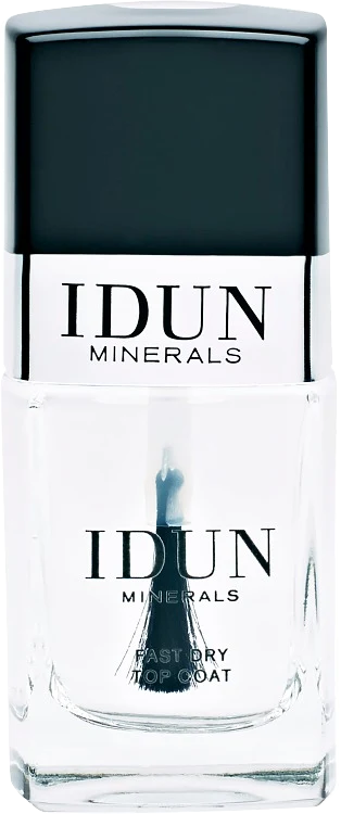 IDUN Minerals Fast Dry Top Coat Brilliant 11 ml - Bas- & topplack