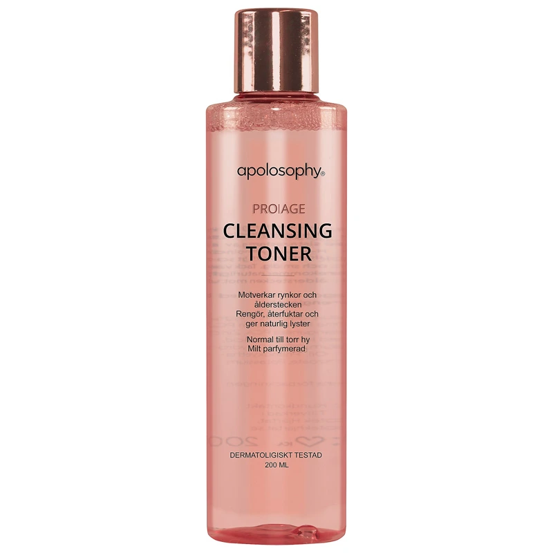 Apolosophy Pro-Age Rosé Cleansing Toner 200 ml - Ansiktsvatten