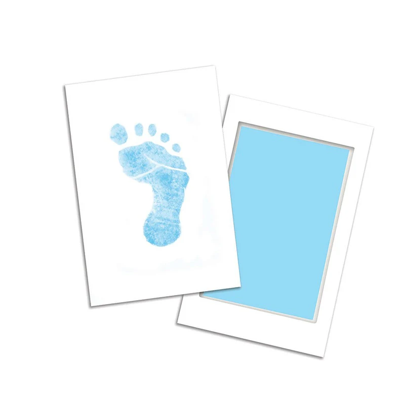 Pearhead Clean-Touch Hand och Fotavtryck Blå - Baby shower