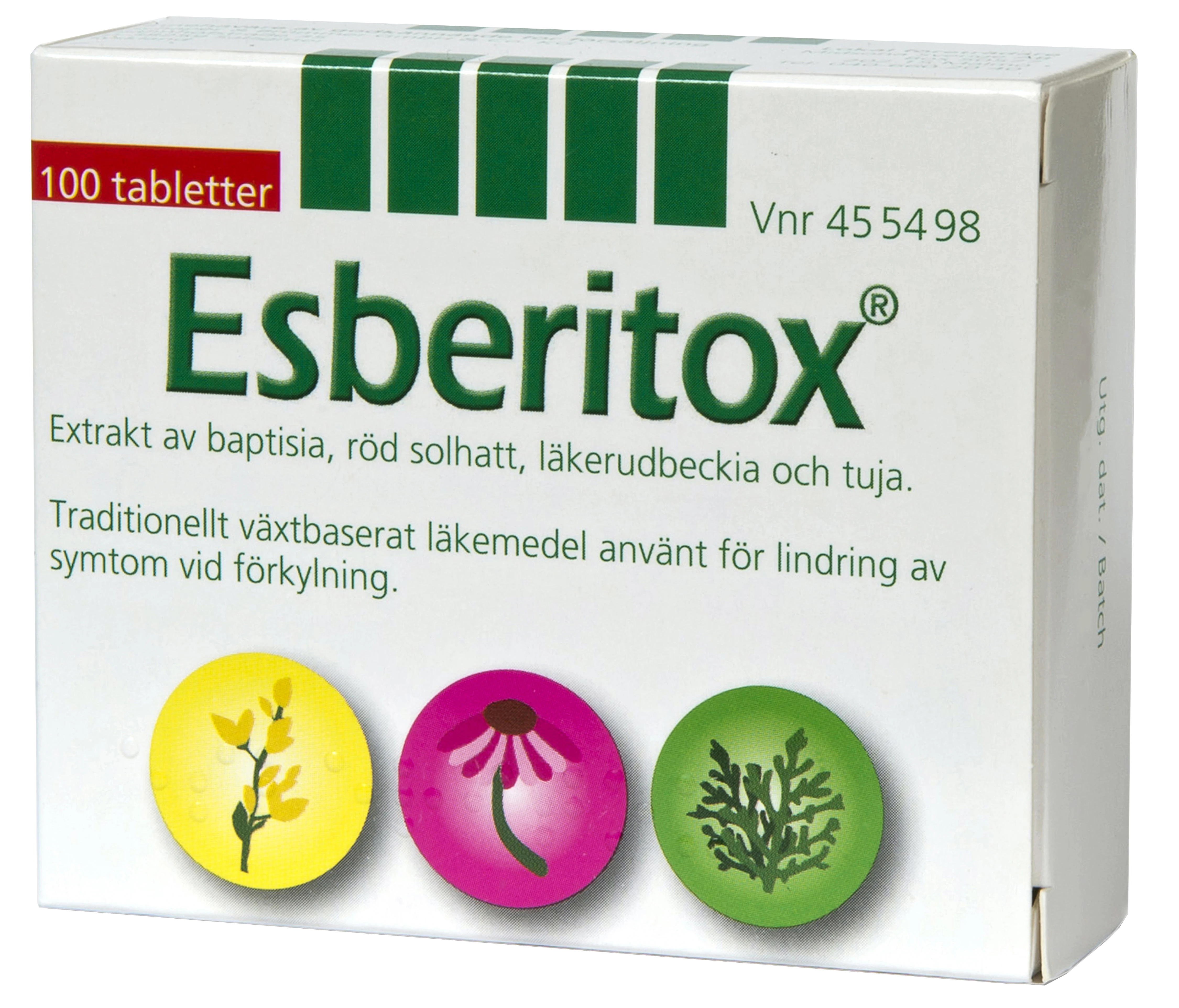 Esberitox tablett 100 st - Förebygga & lindra förkylning
