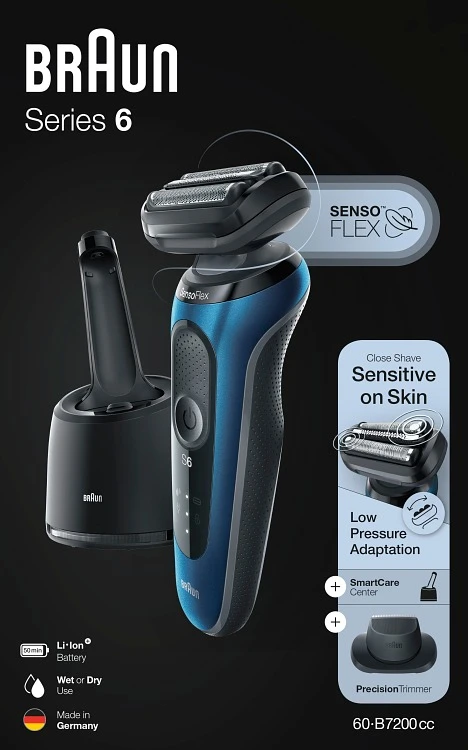 Braun Series 6 60-B7200cc Rakapparat - Rakapparat herr