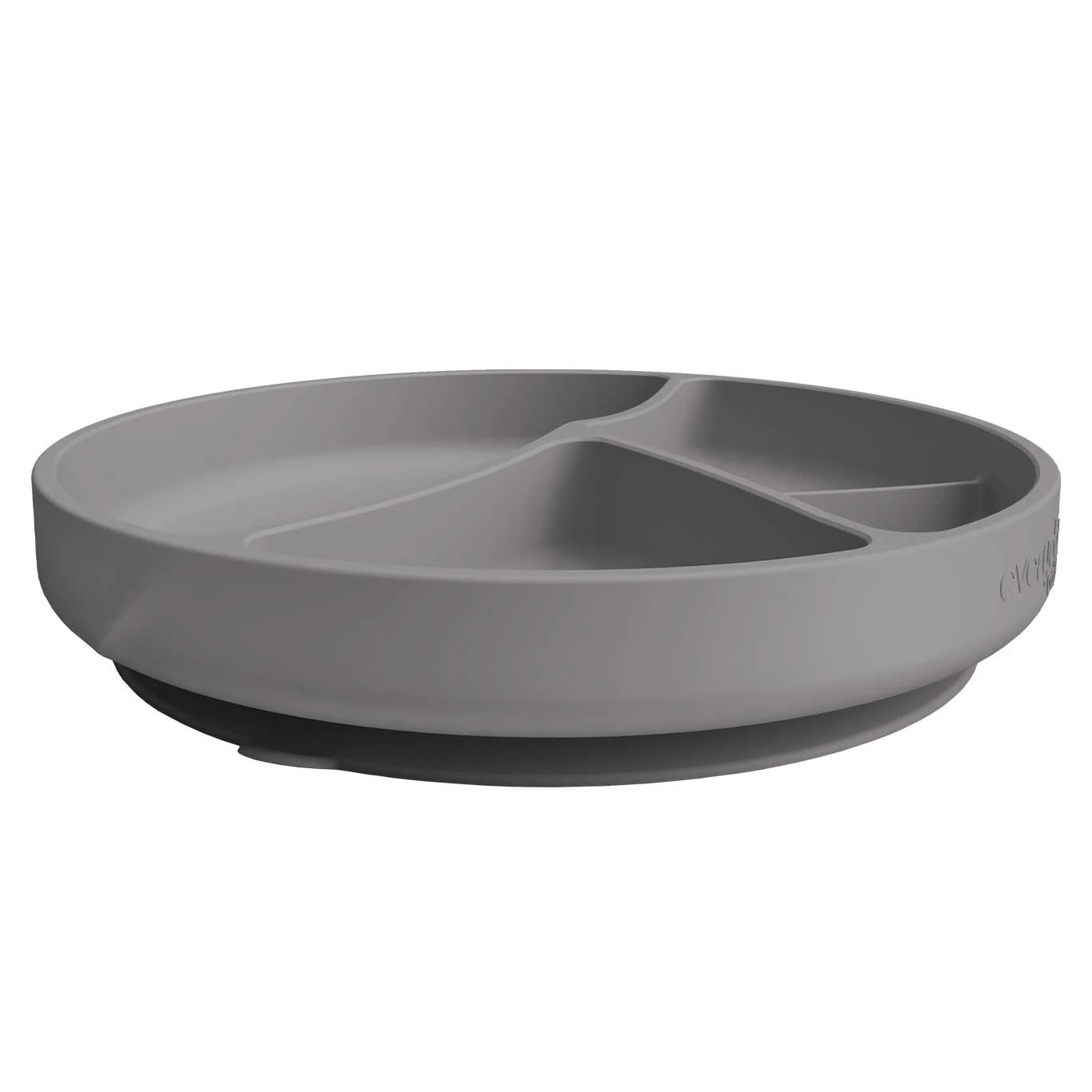 Everyday Baby Tallrik Silikon med Sugfunktion Quiet Grey - Barntallrik & barnbestick