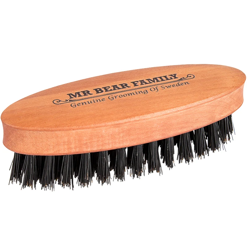 Mr Bear Family Beard Brush Travel Size - Skäggvård