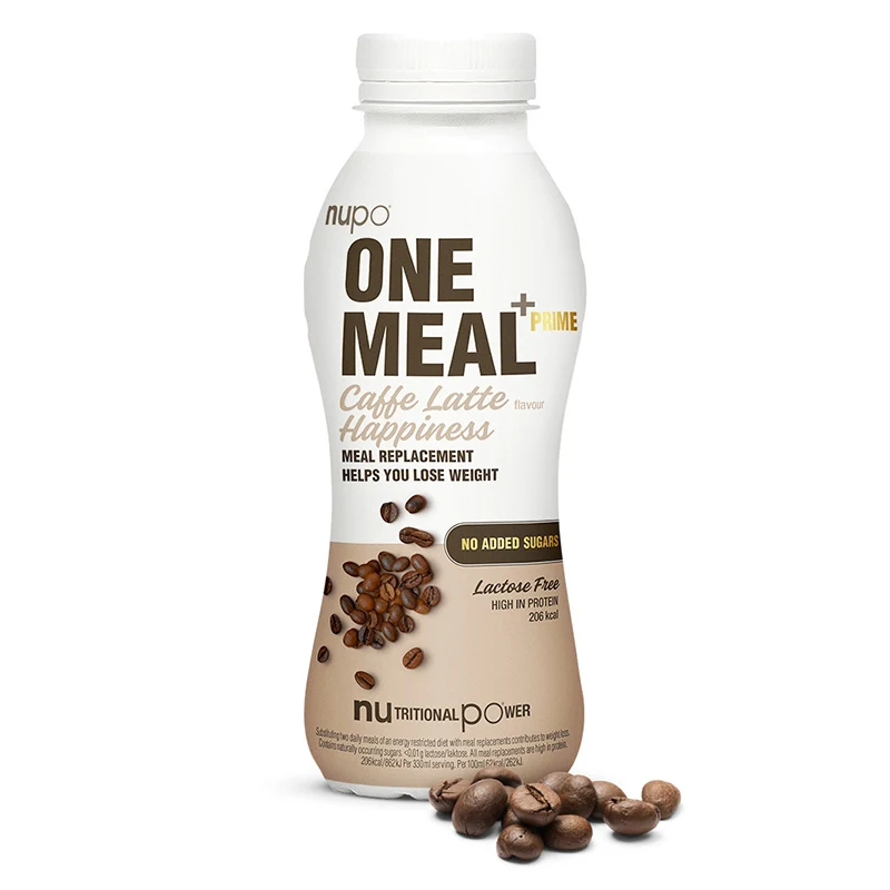 Nupo One Meal +Prime Caffe Latte Laktosfri 330ml - Måltidsersättning