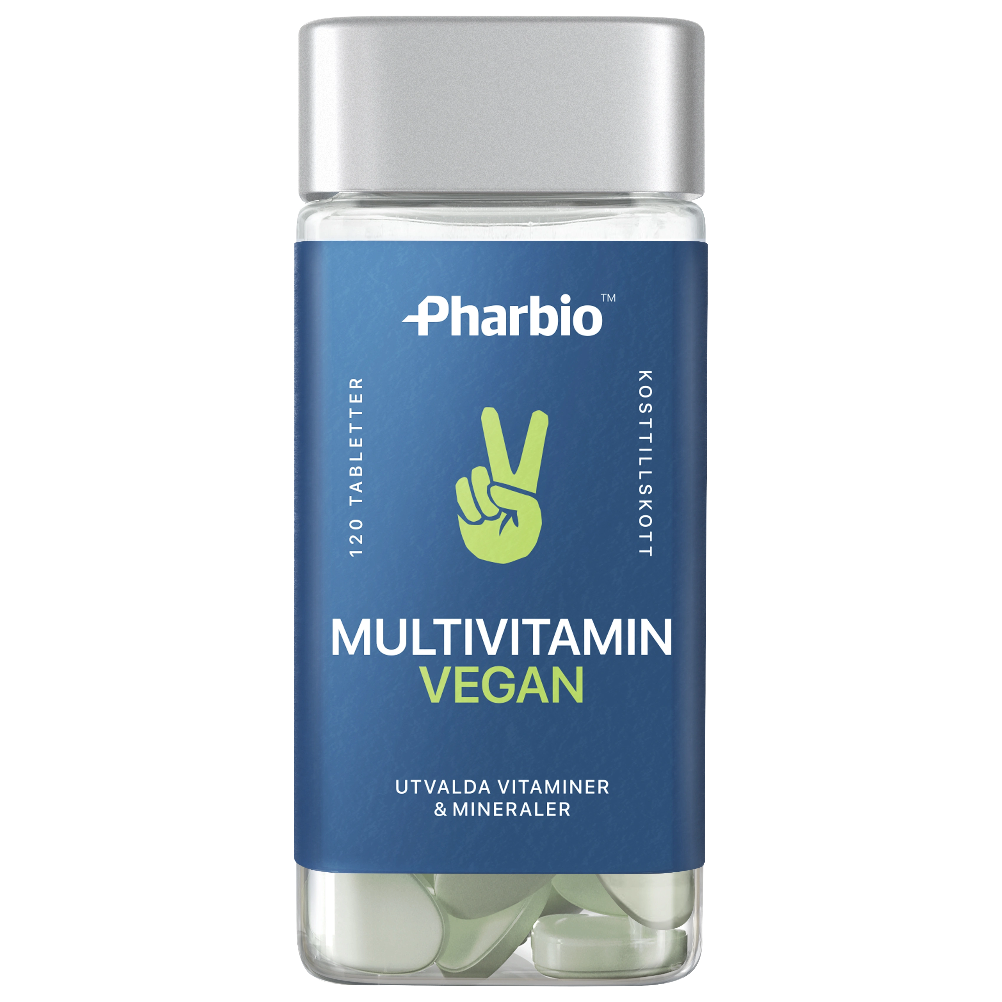 Pharbio Multivitamin Vegan 120 st - Kosttillskott för veganer & vegetarianer