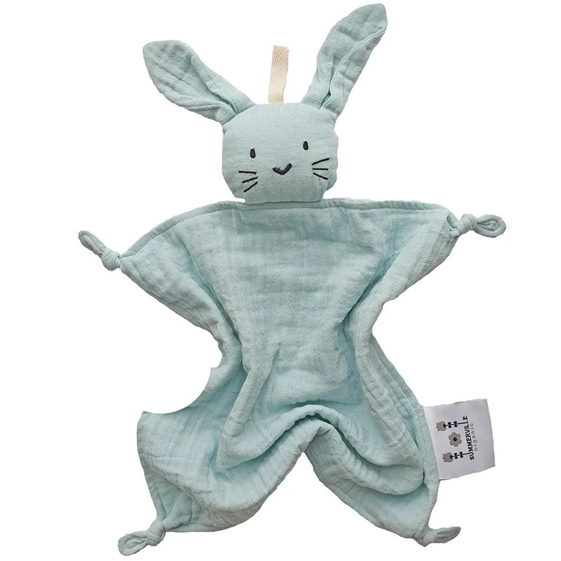 Summerville Organic Snuttefilt Kanin Eko Ice Blue - Nallar och mjukisdjur