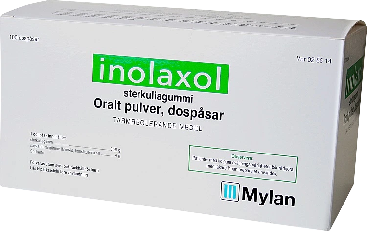 Inolaxol oralt pulver dospåse 100 st - Förstoppning & hård mage
