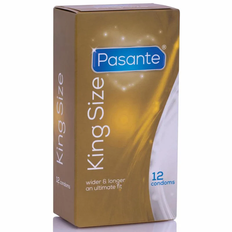Pasante King Size Kondomer 12-pack - Stora kondomer