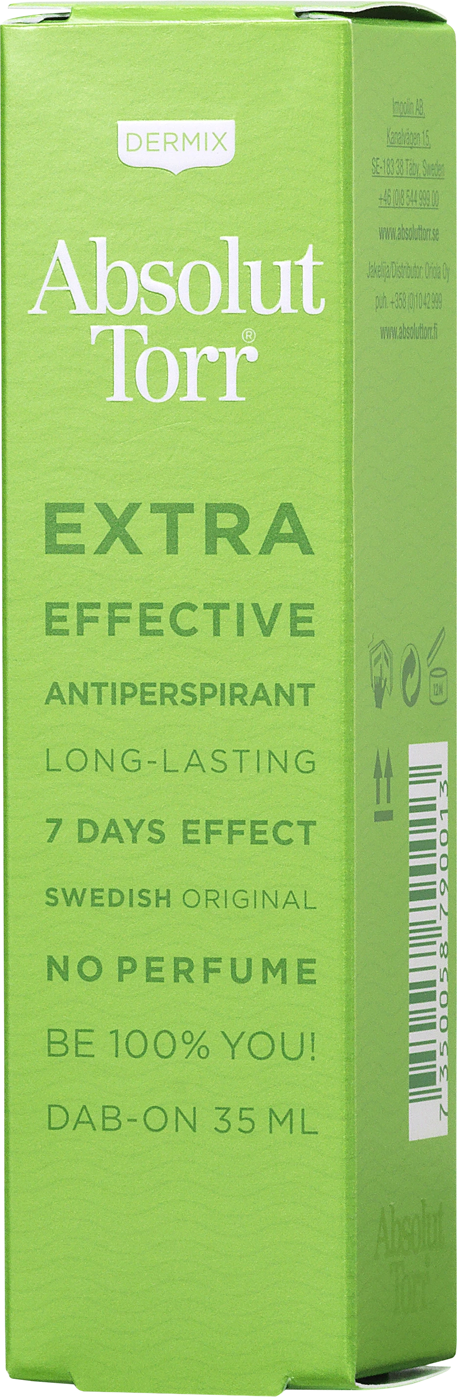 Absolut Torr antiperspirant 35 ml - Handsvett