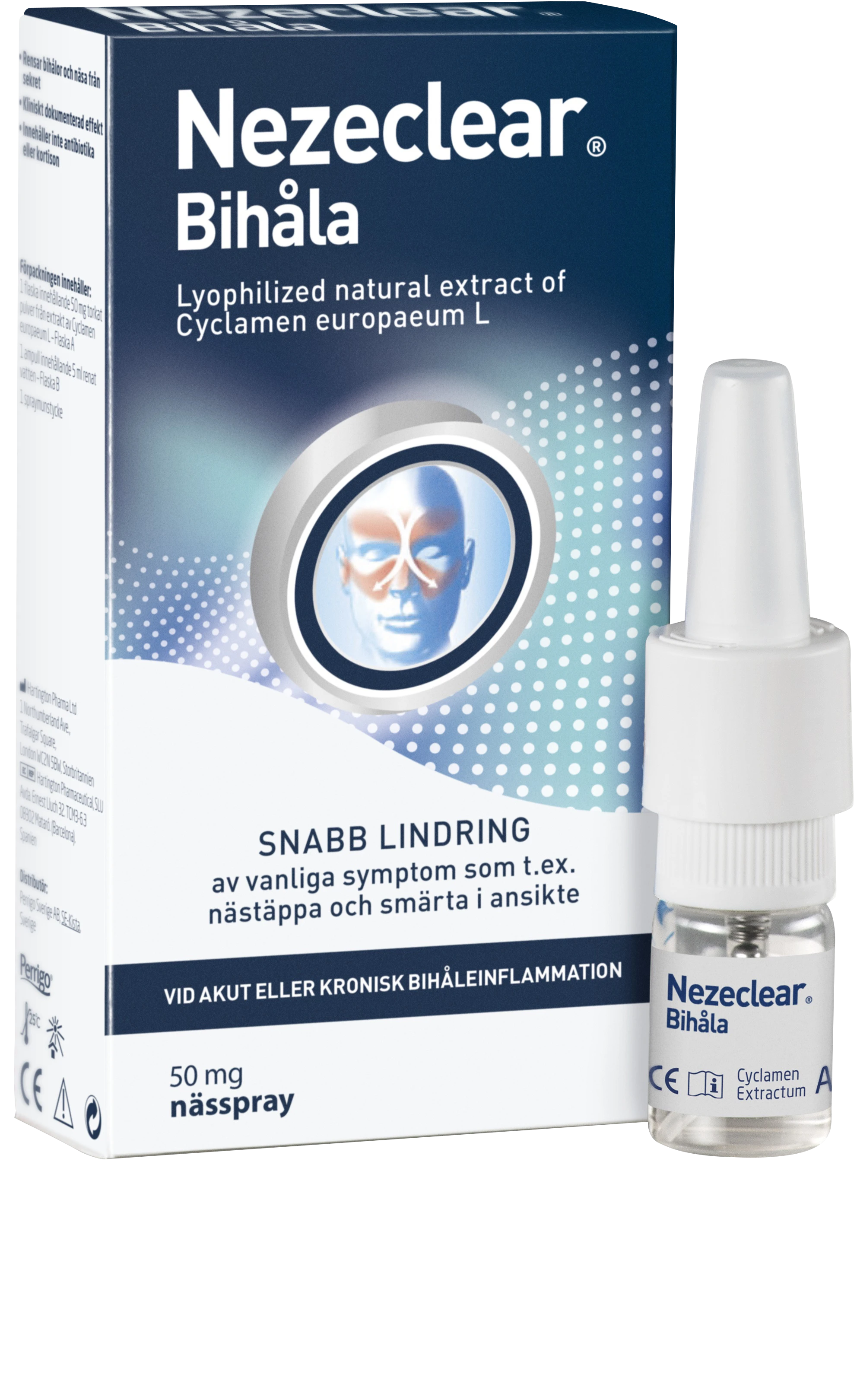 Nezeclear Nässpray Bihåla 0,05 g - Bihåleinflammation