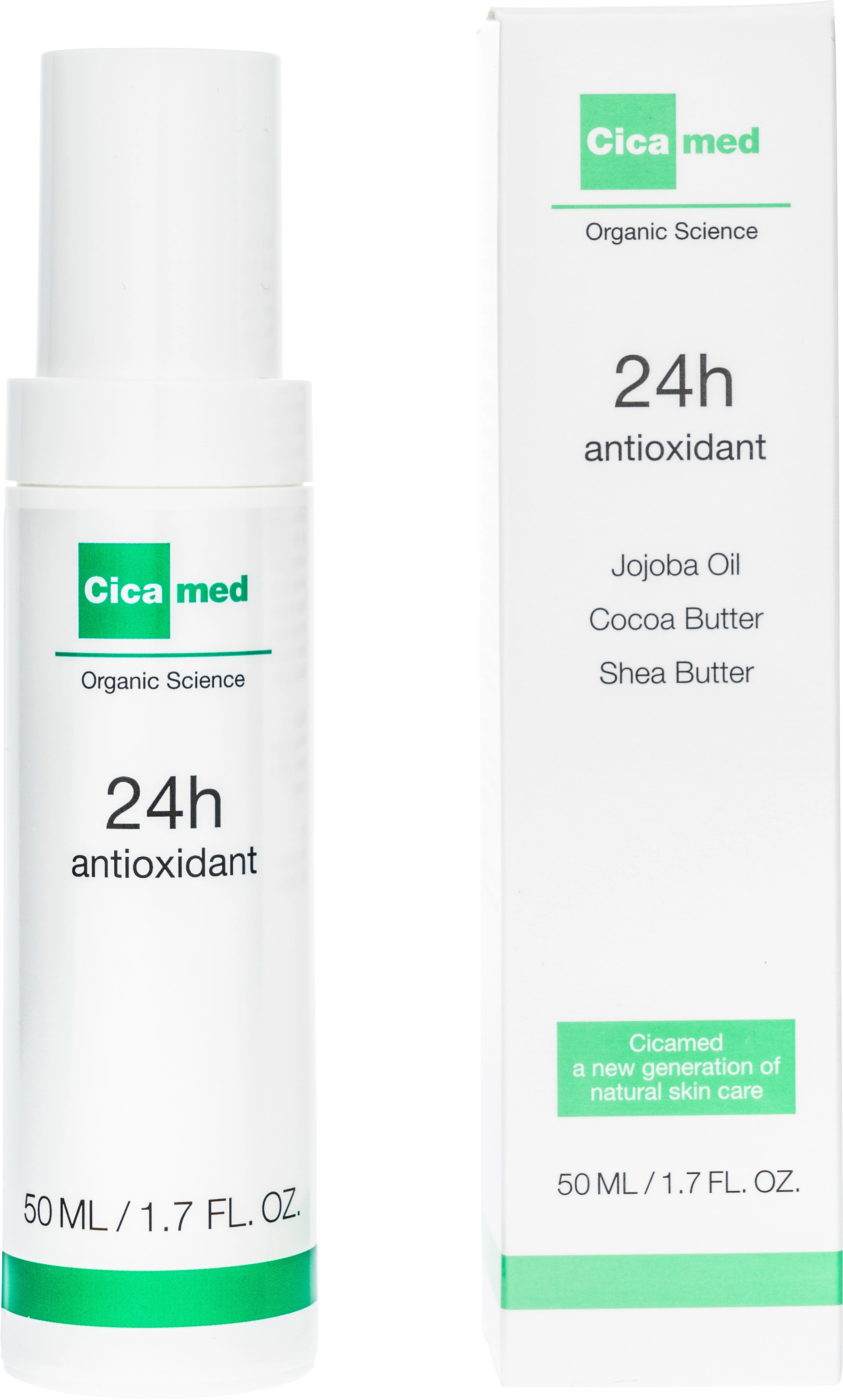 Cicamed Organic Science 24h Antioxidant 50 ml - Ansiktskräm - dagkräm
