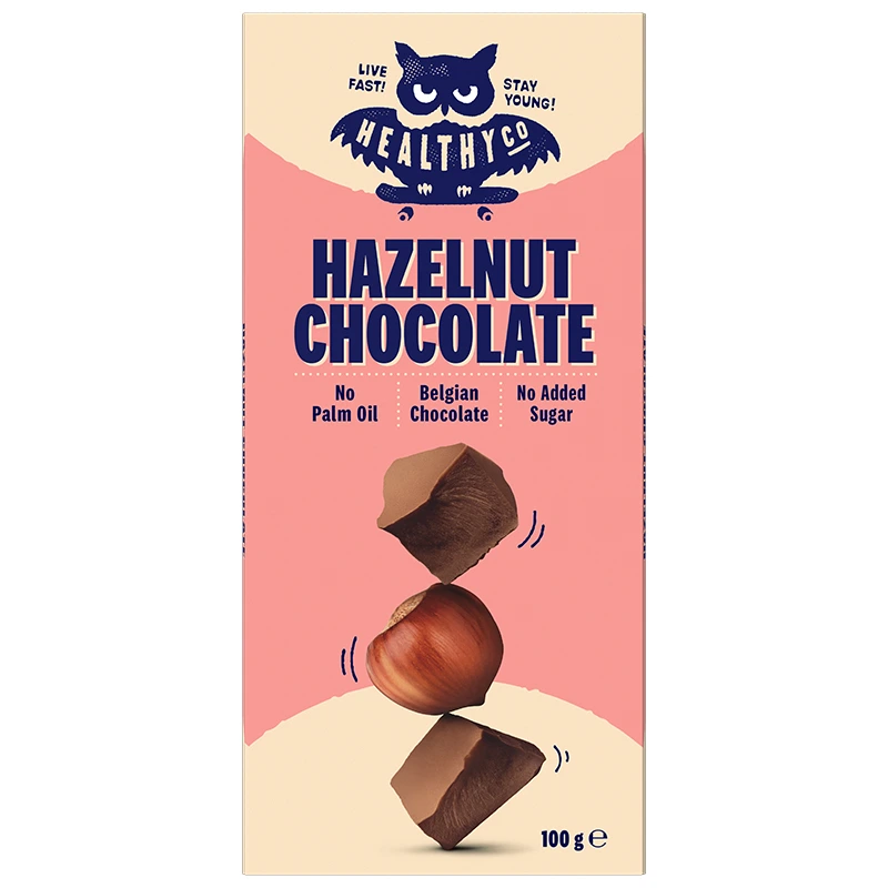 HealthyCo Hazelnut Chocolate 100 g - Choklad & godis
