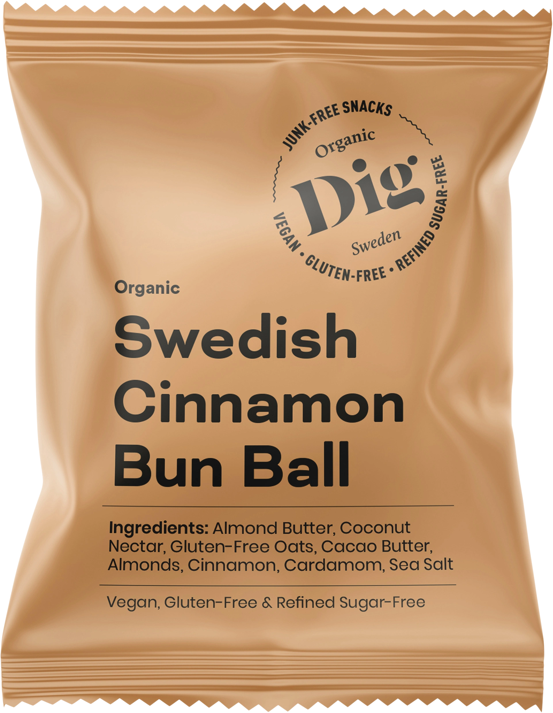 Dig Swedish Cinnamon Bun Ball 25 g - Ekologiskt godis
