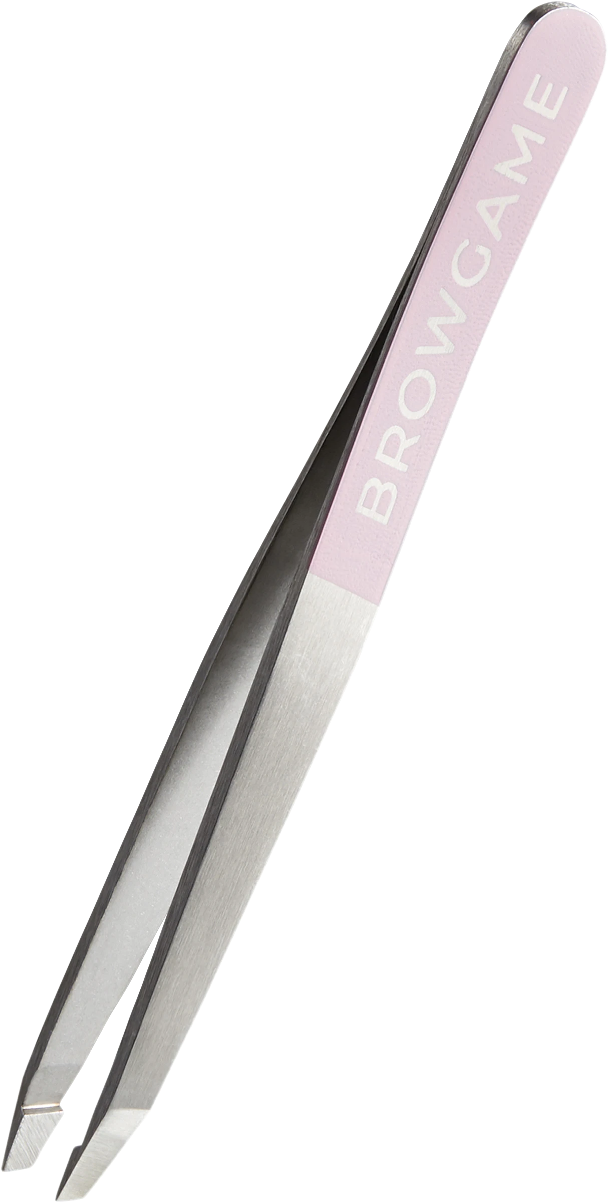 Browgame Cosmetics Original Slanted Tweezer Pink - Pincetter