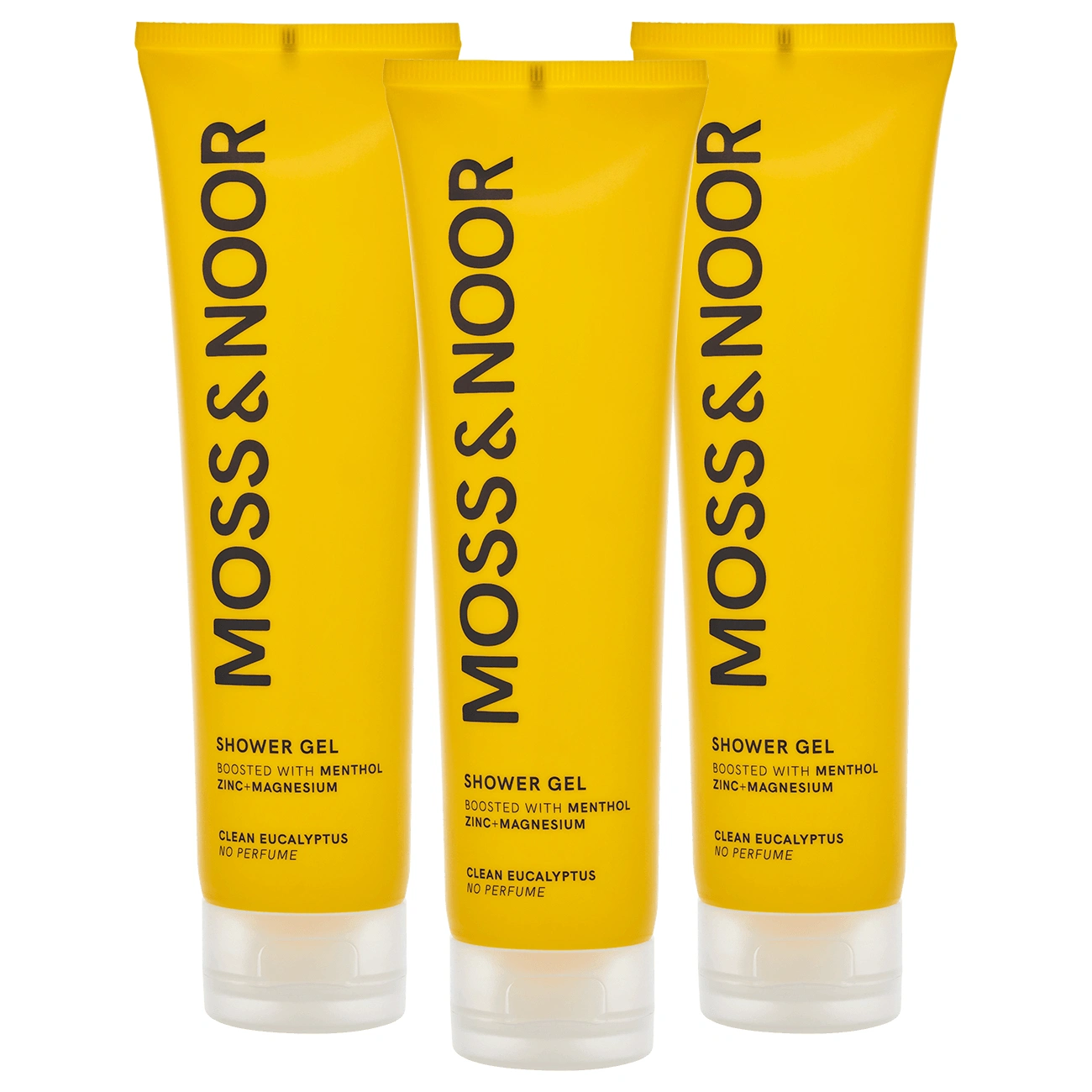 Moss & Noor After Workout Shower Gel Clean Eucalyptus 3-pack - Duschkräm & duschtvål