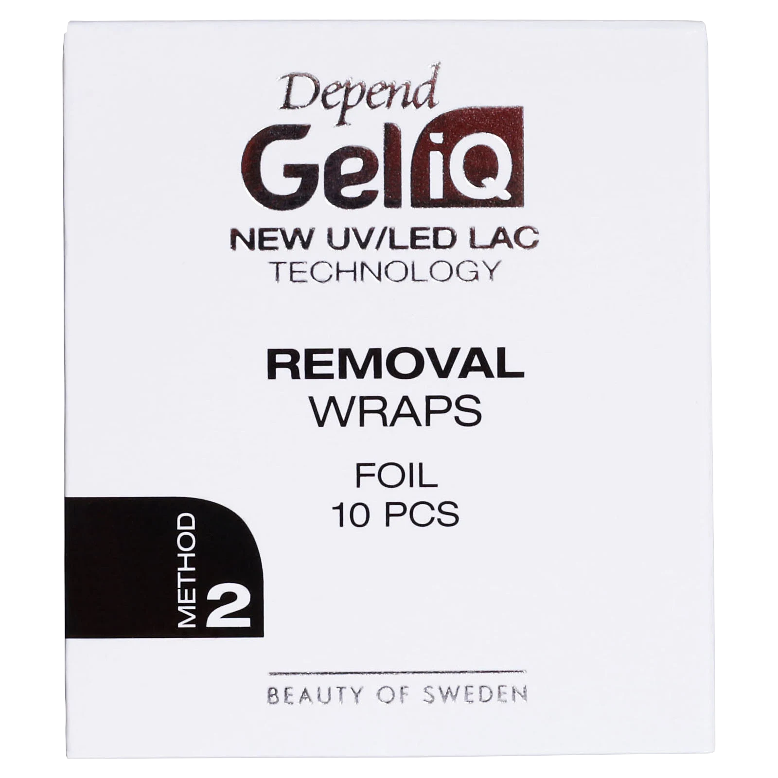 Depend Gel iQ Removal Wraps Foil 10 pcs - Gellack