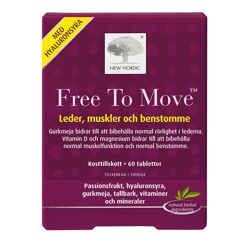 New Nordic Free To Move 60 st - D-vitamin