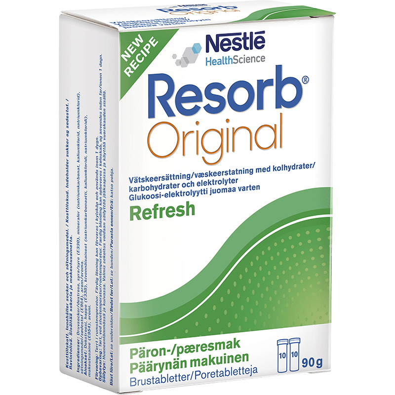 Resorb Original Päron 20 brustabletter - Vätskeersättning