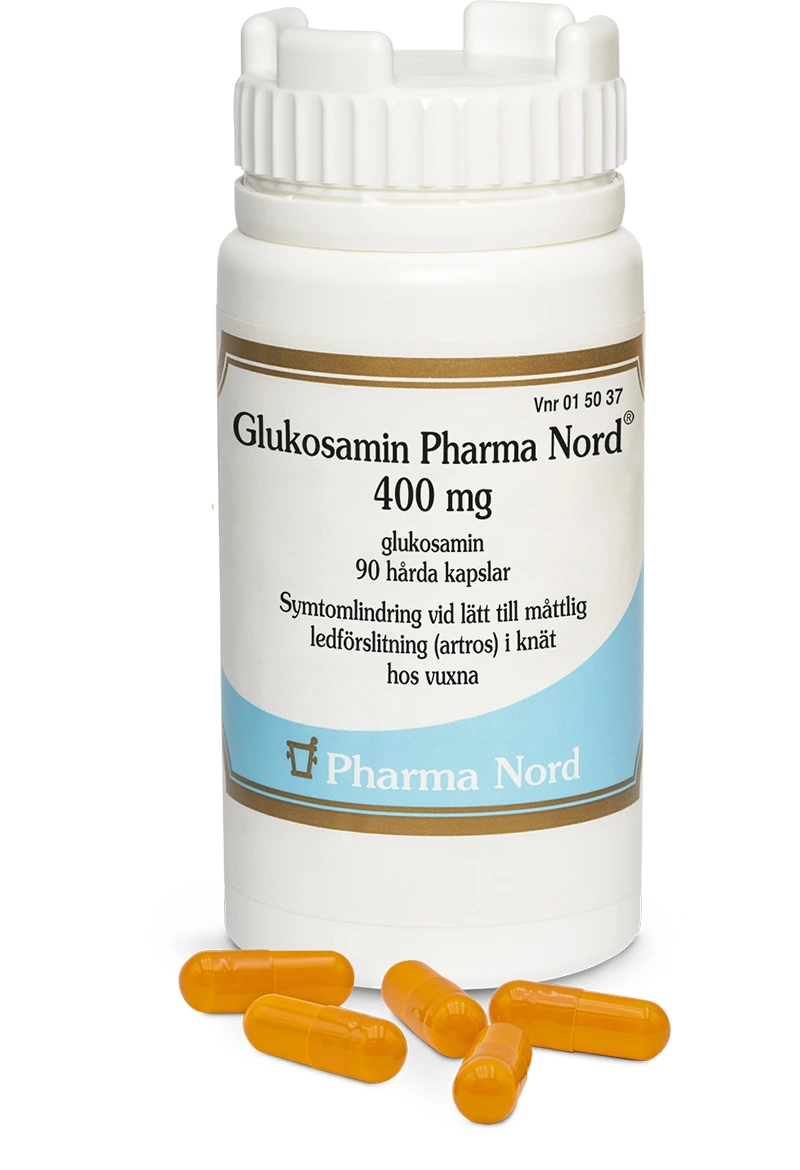 Glukosamin Pharma Nord kapsel 400 mg 90 st - Ledvärk & artros