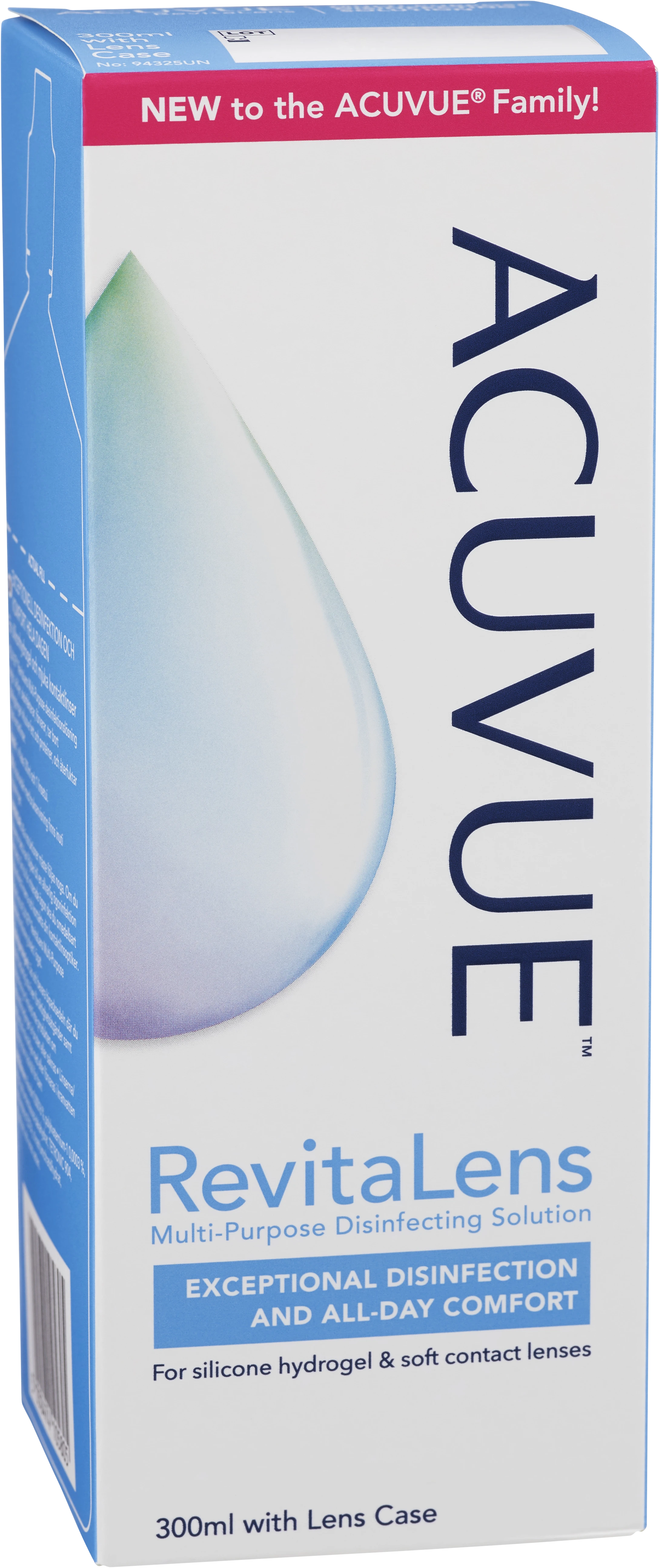 Acuvue RevitaLens Linsvätska 300 ml - Linsvätska & linsetui
