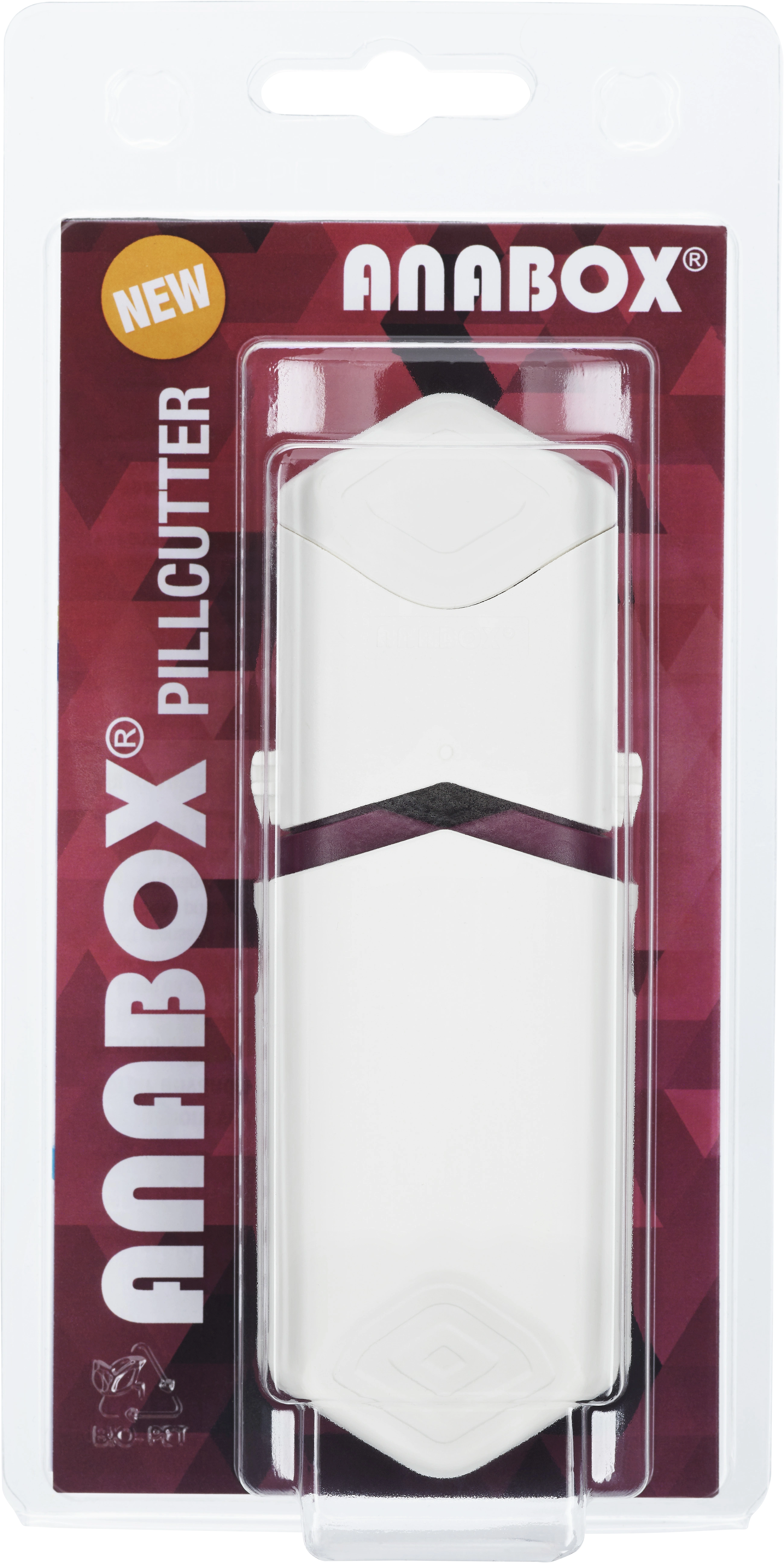 Anabox Tablettdelare Vit/Lila 1st - Tablettdelare