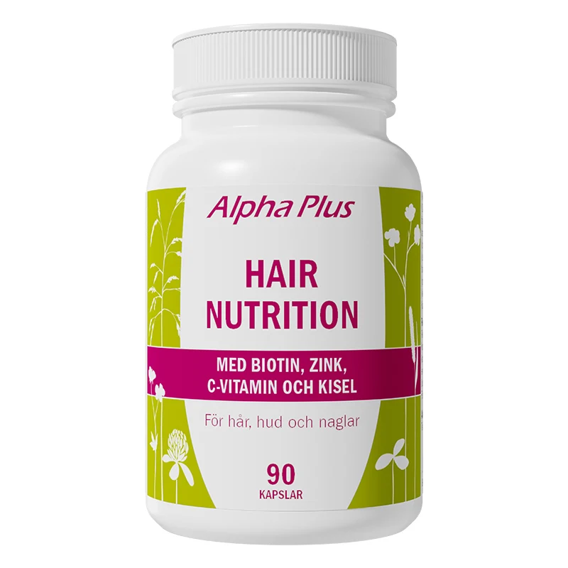 Alpha Plus Hair Nutrition 90 kapslar - Kosttillskott för hår, hud & naglar